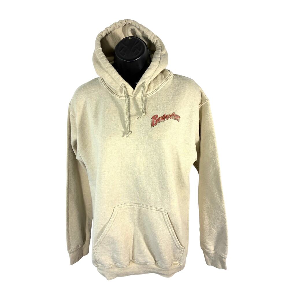 Budweiser Beer Fire Truck Graphic Hoodie Small